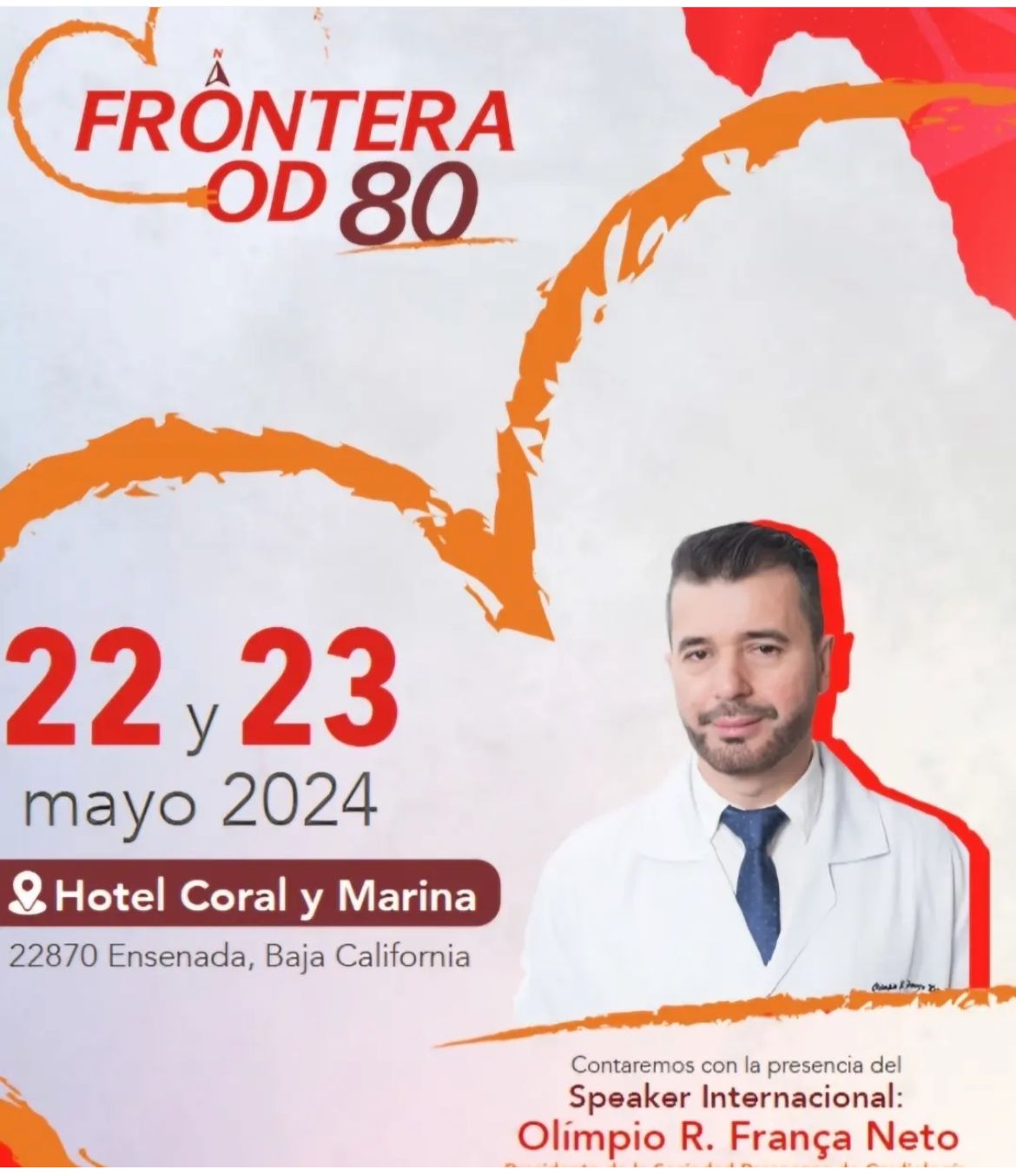 Palestrante internacional em evento médico no México